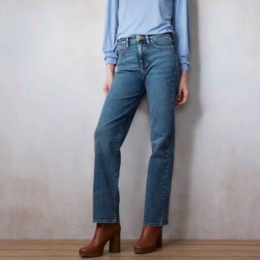 Lauren Conrad Bootcut Medium Wash Indigo Stretch Jeans sz 6 EUC